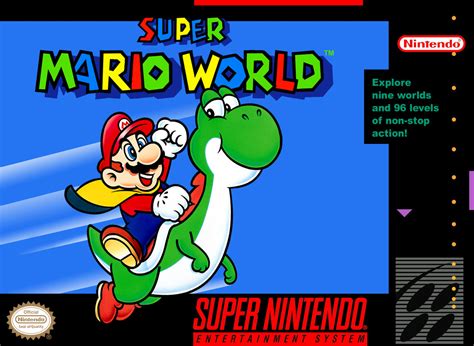 Super Mario World Super Nintendo Snes Game Cartridge