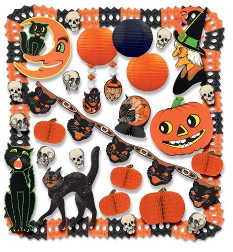 Vintage Beistle Halloween Party Kit 29 Pieces Per Kit Partycheap