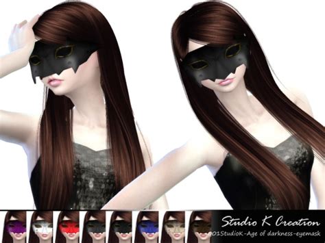 Age Of Darkness Eye Mask By Studio K Creations Sims 4 Nexus