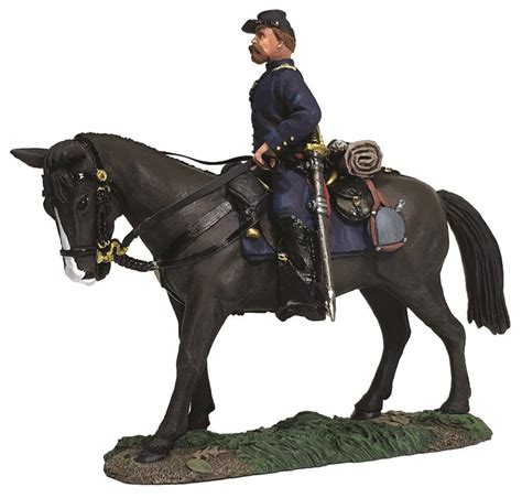 Rodneys Dimestore Gallery 31276 Federal Infantry Officer Mounted