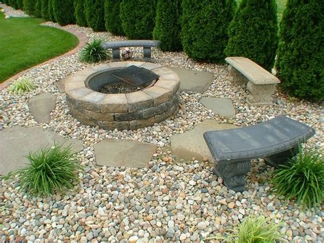 Landscaping Rocks With Images Backyard Landscaping Fire Pit