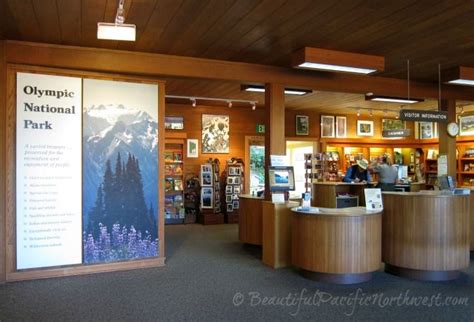 Inside The Visitor Center In Port Angeles Wa In View Is The Visitor