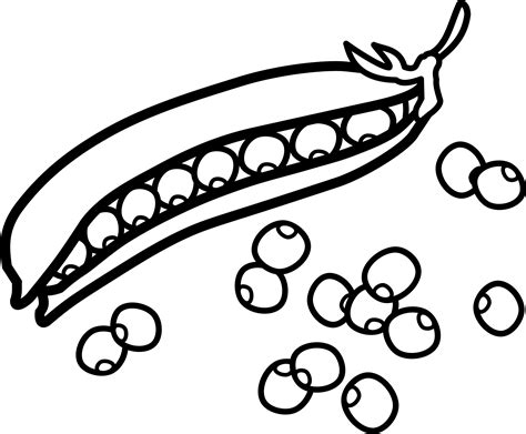 Free Peas Clipart Black And White Download Free Peas Clipart Black And