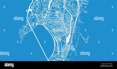 Urban Vector City Map Of Mumbai India Stock Vector Image And Art Alamy