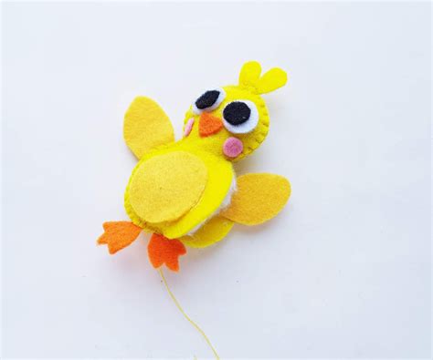 Felt Easter Chick Easy Sewing Project With Free Printable Template