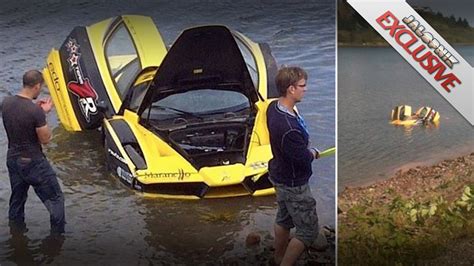 15 Million Ferrari Enzo Crashes Into Canadian Lake