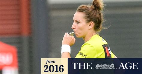 Video Afls First Female Umpire Lays Down The Law