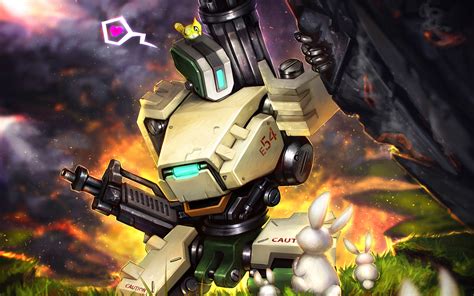 Bastion Overwatch Artwork Wallpapers Hd Wallpapers Id 23904