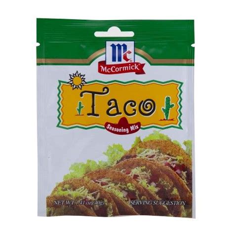 Mccormick Taco Seasoning Mix 40g Lazada Ph