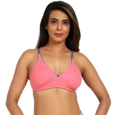 cotton blend non padded t shirt bra feature comfortable impeccable finish stretchable