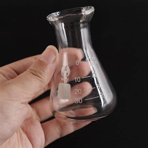 Hot Clear Glass Wide Triangle Glass Flask Conical Flask Erlenmeyer