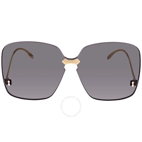 Gucci Grey Oversized Sunglasses Gg0352s 001 99 Gucci Sunglasses