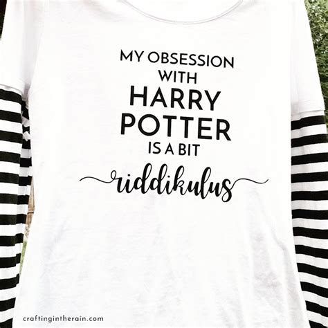 Check out our harry potter ideas selection for the very best in unique or custom, handmade pieces from our shops. Harry Potter Obsession Shirt | Crafting in the Rain