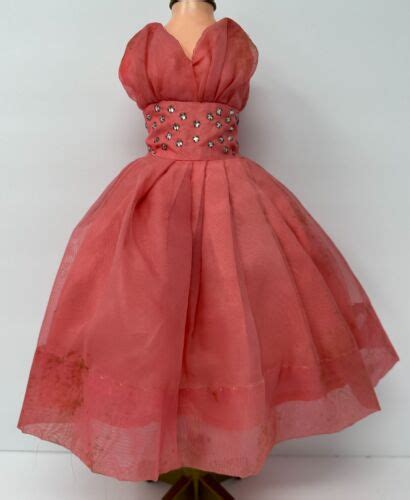 Vintage 1962 Deluxe Reading Candy Fashion Doll Pink Gown Dress Only Ebay