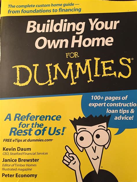 Building Your Own Home For Dummies Uk Daum Kevin Brewster
