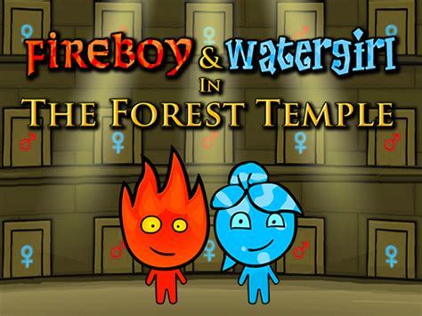 Good cooperation between the two 7 temples in one game: FIREBOY AND WATERGIRL 1 - THE FOREST TEMPLE Free Online ...