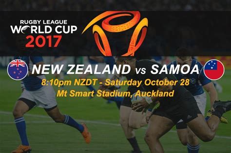 2017 Rugby League World Cup Betting Tips New Zealand Vs Samoa