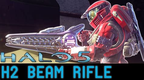 Halo 5 Guardians Weapon Showcase Halo 2 Beam Rifle Youtube