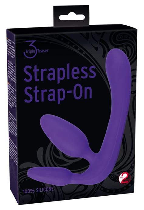 strapless strap on „triple teaser“ 20 cm online kaufen bei orion de