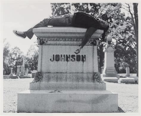 self portrait laying on jack johnson s grave collection loïc malle only time will tell 2022