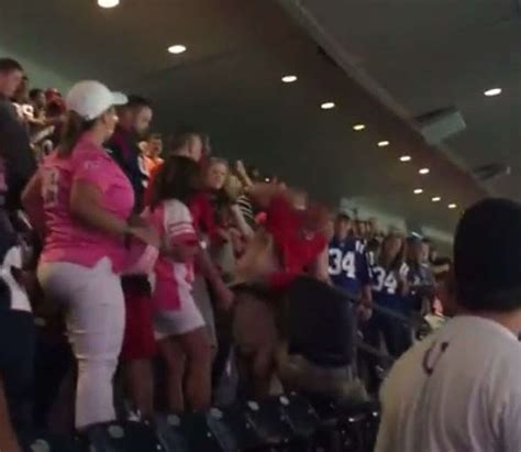 Houston Texans Fan Fight At Nrg Stadium Caught On Camera During Colts Game