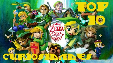 La Leyenda De Zelda Top 10 Curiosidades Youtube