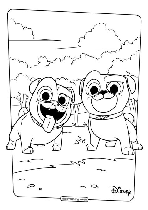 printable puppy dog pals coloring book pages  puppy coloring pages dog coloring page