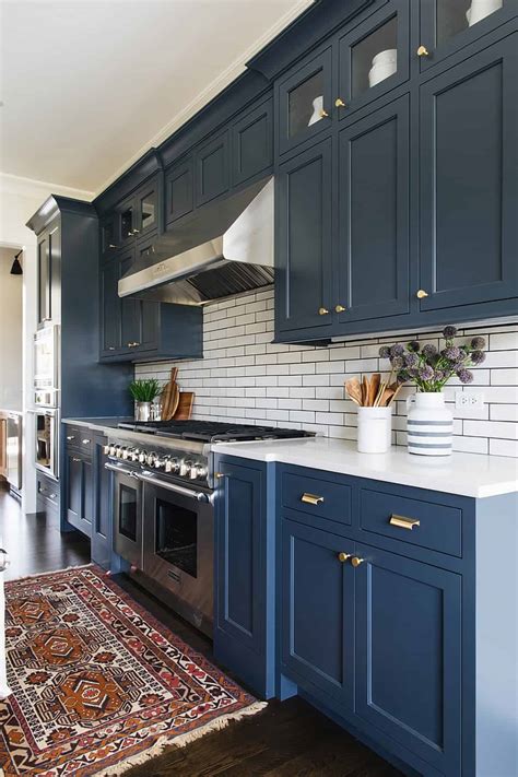 Best Dark Blue Paint Color For Kitchen Cabinets Wow Blog