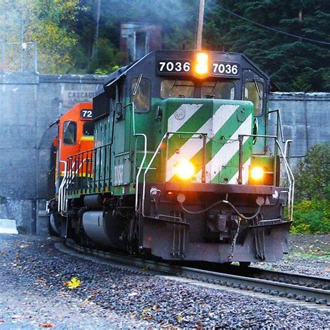 Freight Train In Tunnel In Washington State Washington State Train