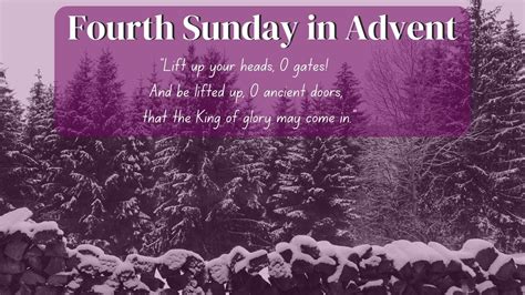 Fourth Sunday In Advent December 18th 2022 Youtube