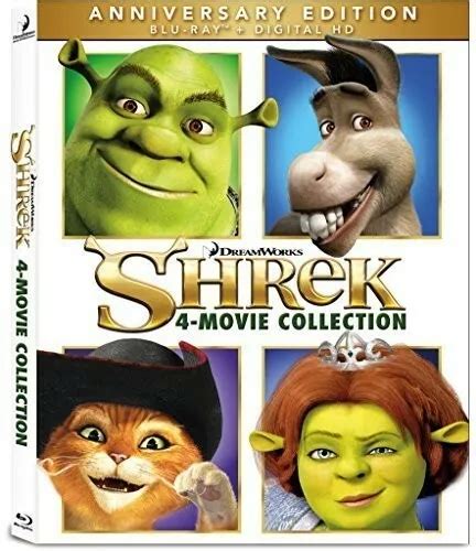 Shrek 1 2 The Third Forever 4 Movie Box Set Collection Blu Ray 20