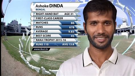 Ashok dindacricket player profile from india at ndtv sports. ASHOK DINDA - The Bowler (When Time Of IPL Auctions) - YouTube