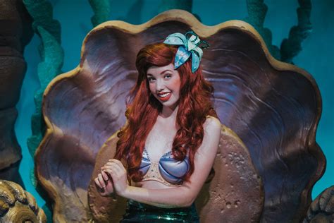 Ariel At Her Grotto In The Magic Kingdom At The Walt Disney World Resort Walt Disney Pictures