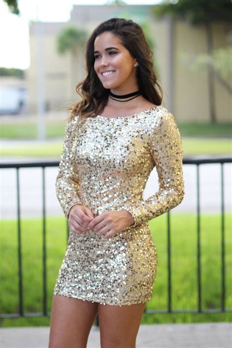 Buy Gold Short Sequin Dress Off 73