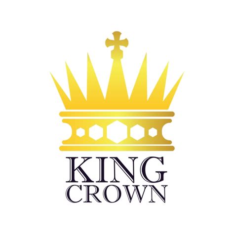 King Crown Logo Vector Illustration Crown King Antique Png And