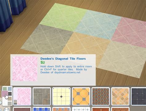 This is a guide for completing the tombs in the sims 3: Mod The Sims - Diagonal Tile Flooring | Tile floor, Tiles ...