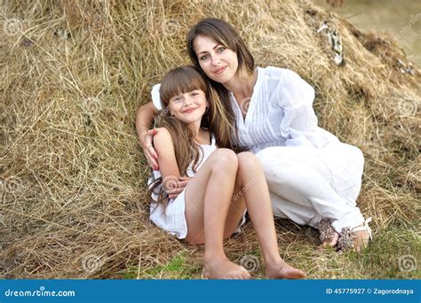 Portrait Of Mother And Daughter Stock Image Image Of Happy Mother