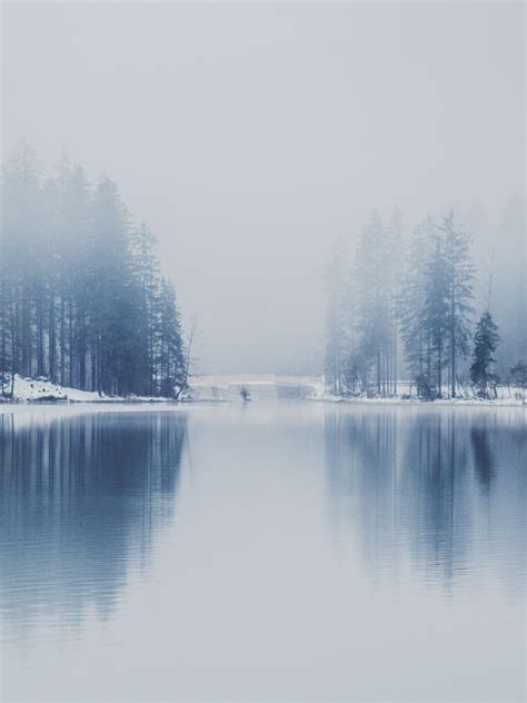 Misty Lake Wallpaper Iphone Android And Desktop Backgrounds