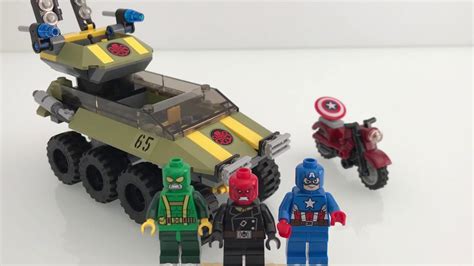 Lego Marvel Super Heroes 76017 Captain America Vs Hydra Ita Youtube