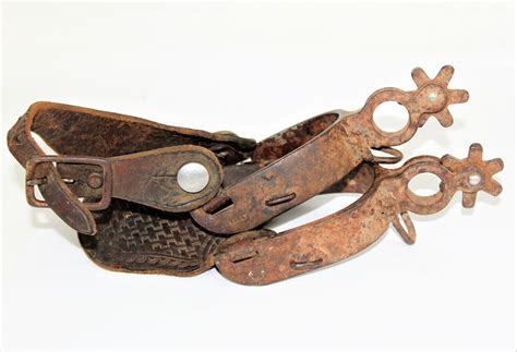 Western Memorabilia / Antique Kelly Spurs / Western Spurs / Cowboy Spurs