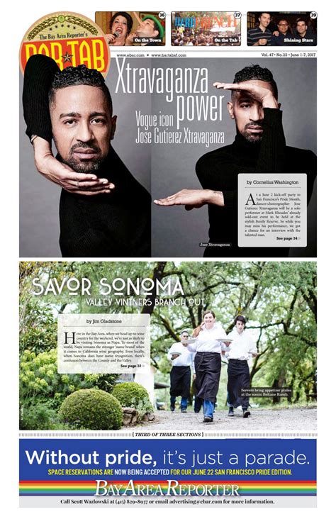 Jose gutierez xtravaganza is a dancer, choreographer, recording artist, new york city nightlife personality and the current father of the ho. June 1, 2017 Edition of the Bay Area Reporter by Bay Area ...