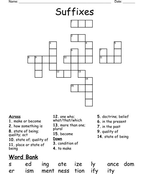 Prefix Suffix Practice Quiz Worksheet Wordmint