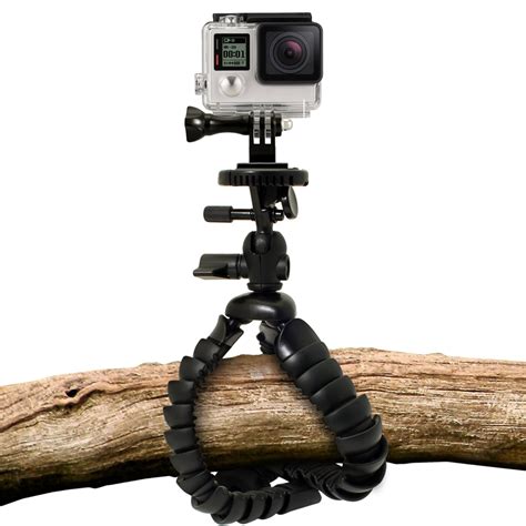 Large Flexible Tripod Quick Release Action Camera Mount With Thumb