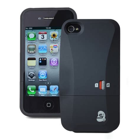 Maybe you would like to learn more about one of these? SIM2Be Case 4 Dual SIM card adapter case for mobile iPhone 4 and iPhone 4S | SIMORE.com