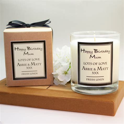This luxurious scented candle gift box offers all our best selling candles in one beautifully packaged gift box. Luxury Personalised Candle - Free Gift Box - The Goodie Tree