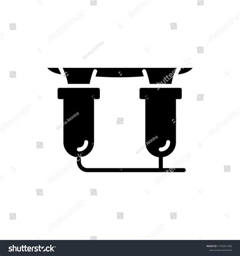 Silhouette Automatic Milking Udder Nipples Outline 库存矢量图（免版税）1799201296 Shutterstock