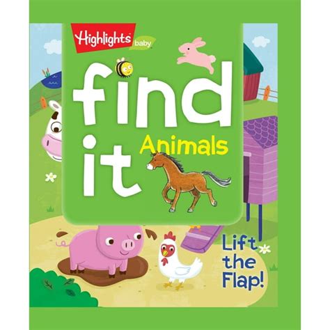 Find It Animals Lift The Flap Board Book