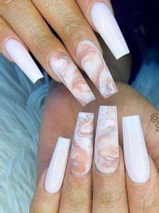 Great Ombre Coffin Nails Design Shines Your Summer Mycozylive Com