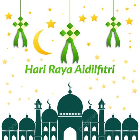 Hari Raya Aidilfitri Vector Hd Images Hari Raya Aidilfitri Background