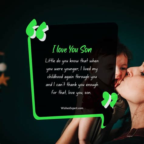 35 Sweet I Love You Son Quotes And Messages